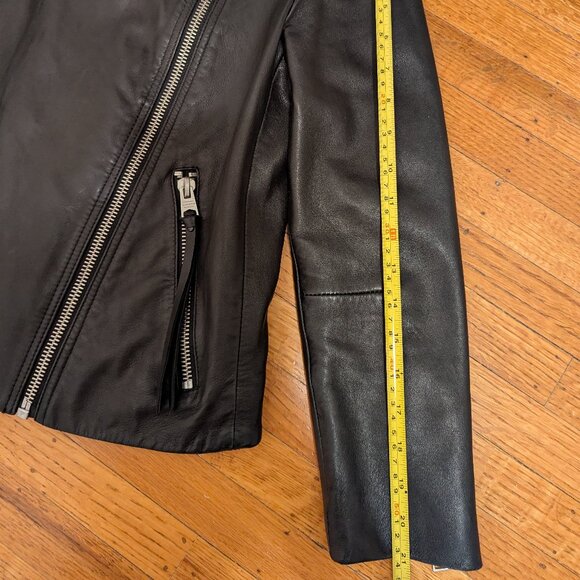 ALLSAINTS LEATHER MOTO JACKET - Picture 12 of 12